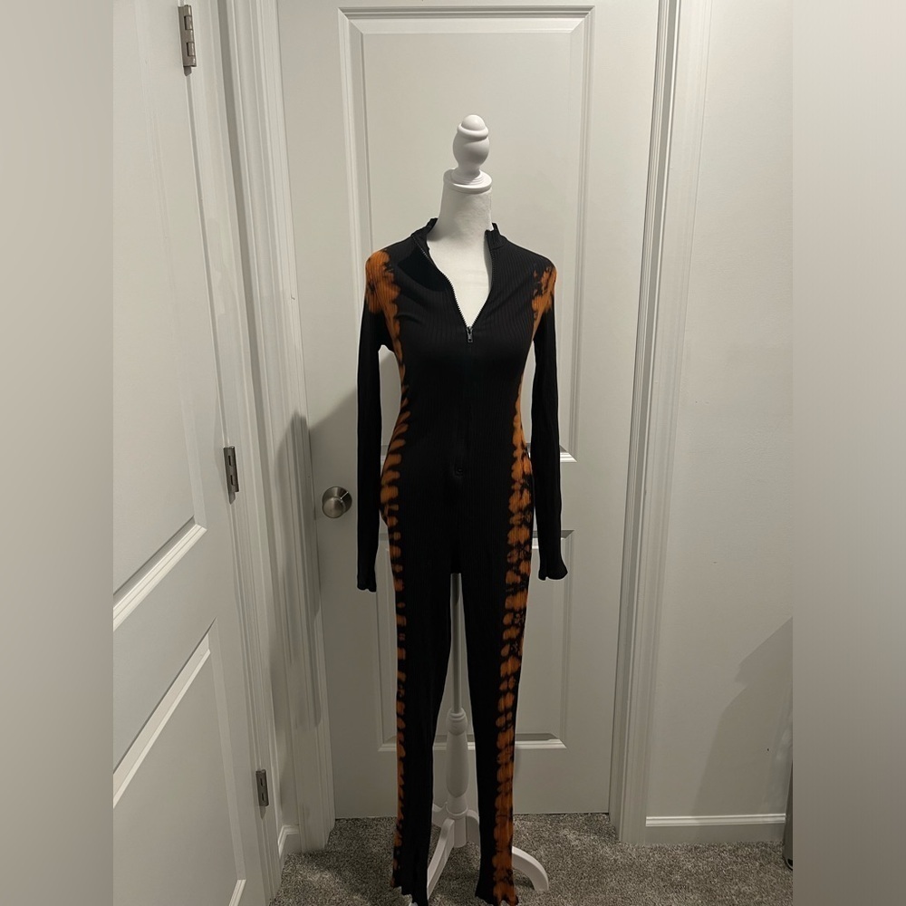 Long Sleeve Tie dye Jumpsuit